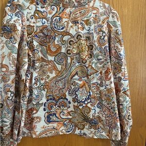 SHEIN Multicolor Paisley Blouse